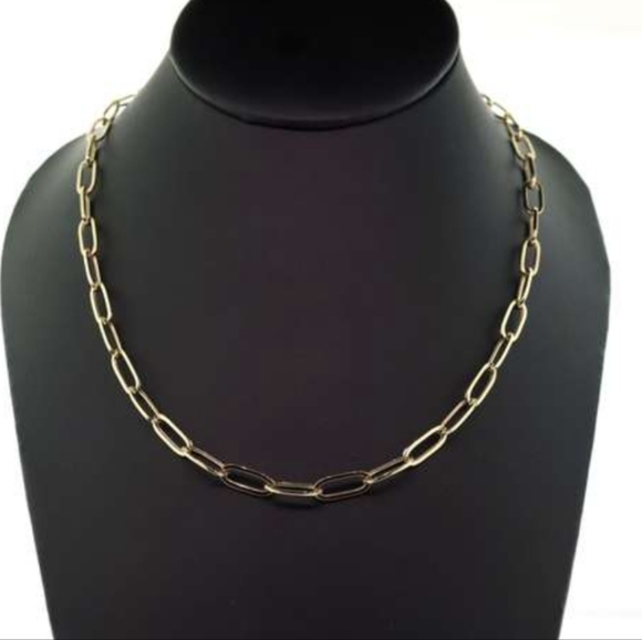 14k Yellow Gold Link Chain - Picture 1 of 3